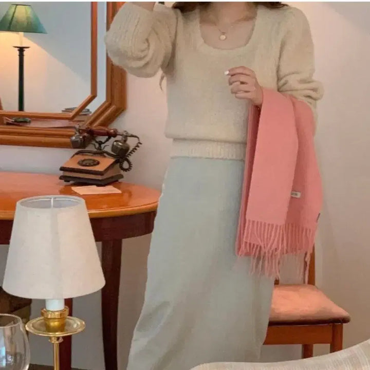 [BUNJANG] Miel Alpaca Knit / 미엘 알파카 니트