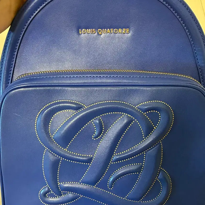 [BUNJANG] Louis Quatorze Blue Mini Backpack / 루이까또즈 블루 미니 백팩