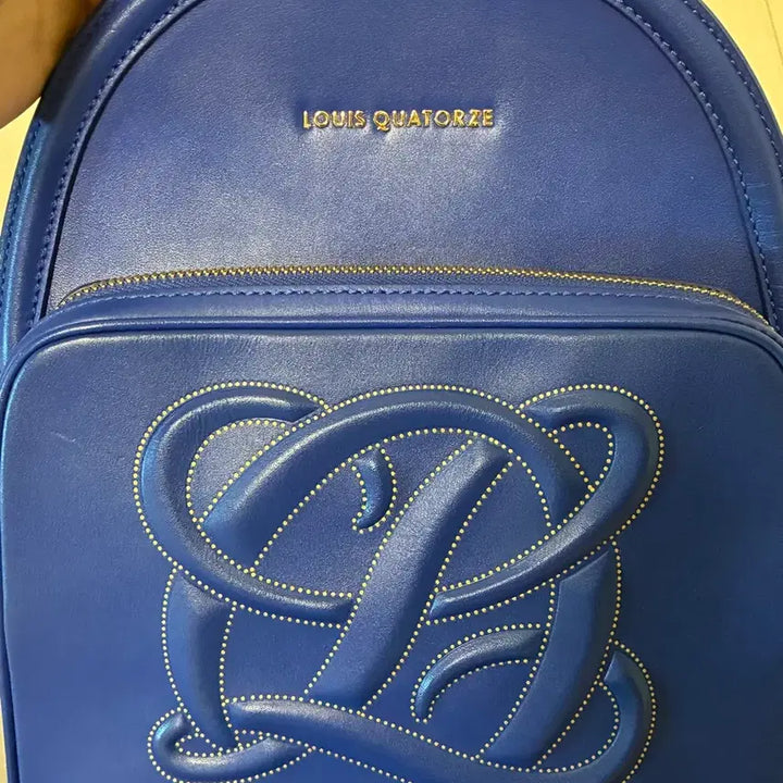 [BUNJANG] Louis Quatorze Blue Mini Backpack / 루이까또즈 블루 미니 백팩