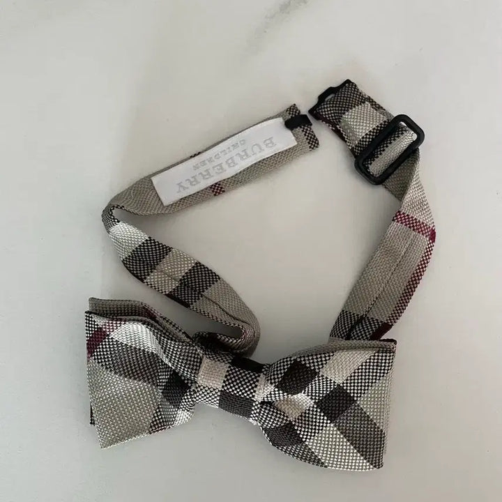 [BUNJANG] Burberry Children Checkered Bowtie / 버버리 칠드런 체크무늬 나비넥타이