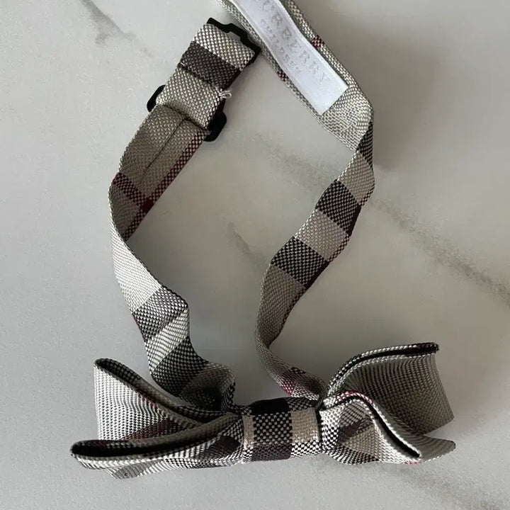 [BUNJANG] Burberry Children Checkered Bowtie / 버버리 칠드런 체크무늬 나비넥타이