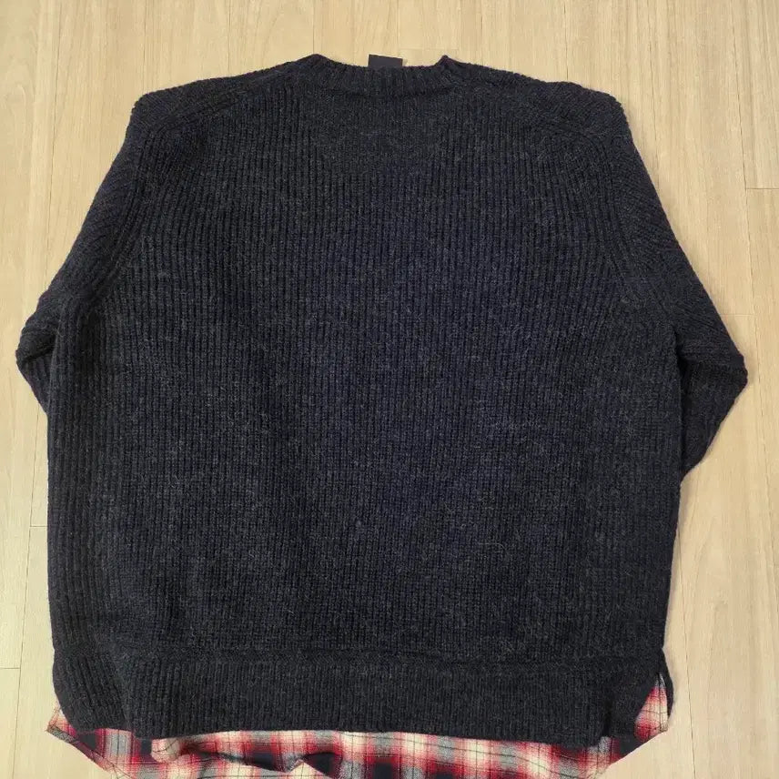 [BUNJANG] Junji Color Block Pullover Shirt / [마지막가격] 준지 셔츠 배색 풀오버