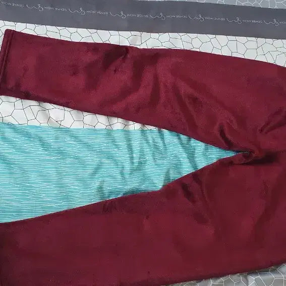 [BUNJANG] Soft Fleece Lined Winter Pants - Purple - New / 부드러운 융 들어간 겨울바지 자주색 새상품