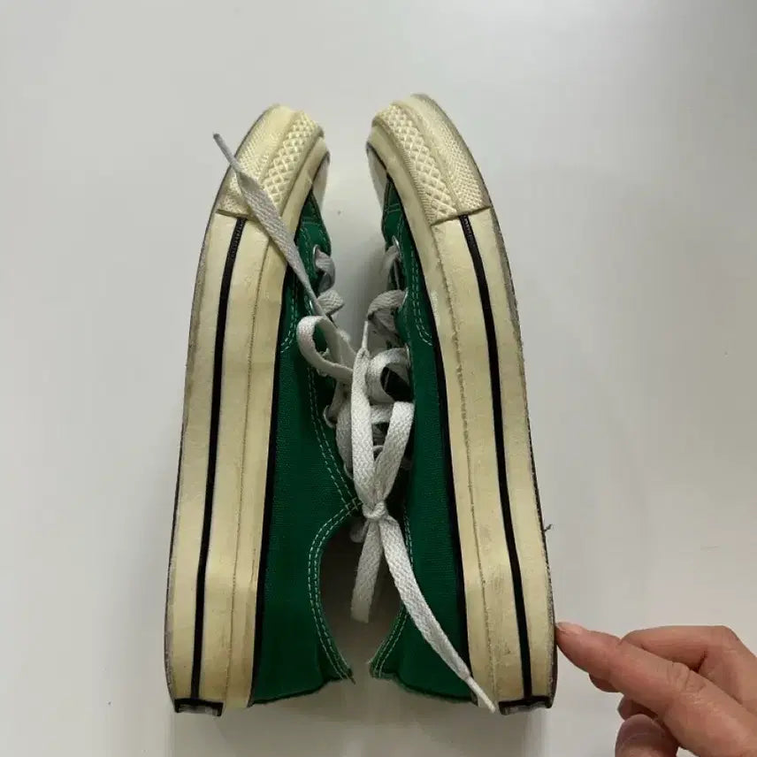 [BUNJANG] Converse Chuck Taylor All Star Low Green Sneakers / 컨버스 척테일러 올스타 로우 그린 230
