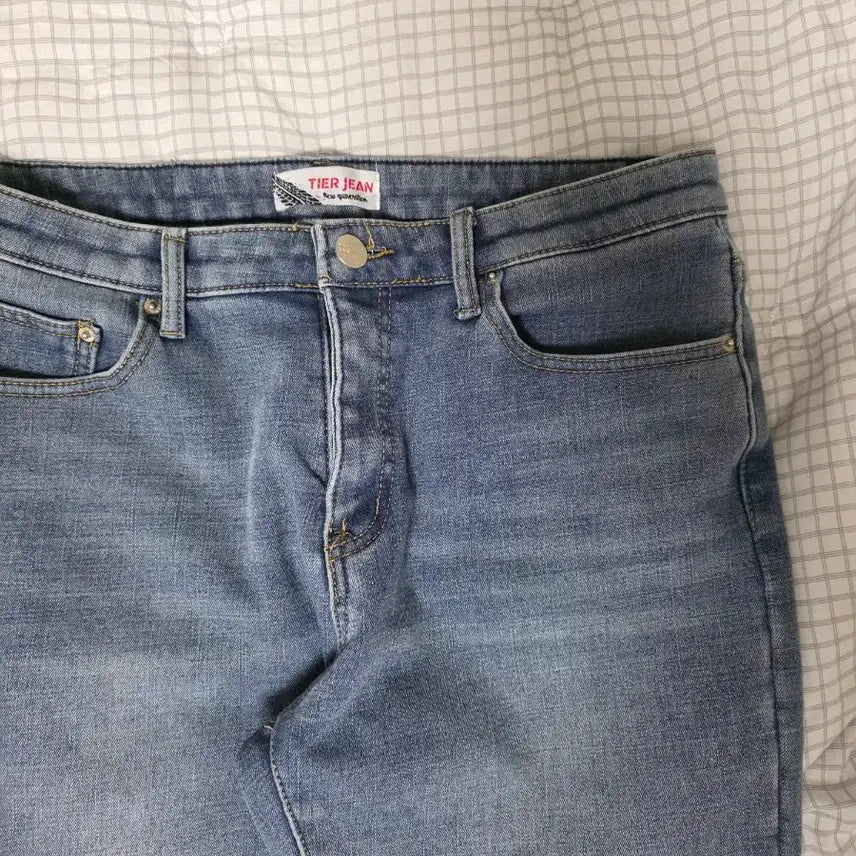 [BUNJANG] TIER JEAN Denim Jeans / 티어 JEAN 데님 청바지