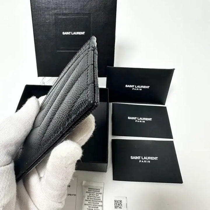 [BUNJANG] YSL Matelassé Caviar Card Case / (정품)(새상품급,풀구성)입생로랑 마틀라세 금장 캐비어 카드지갑