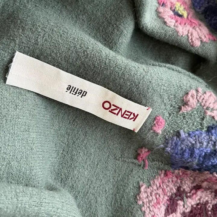 [SOLD OUT] 겐조 컬렉션 아플리케 니트 코트 (국내 수입정품)