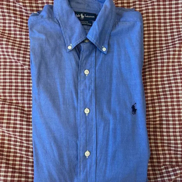 [BUNJANG] Ralph Lauren Blue Long Sleeve Shirt / 랄프로렌셔츠 블루 긴팔