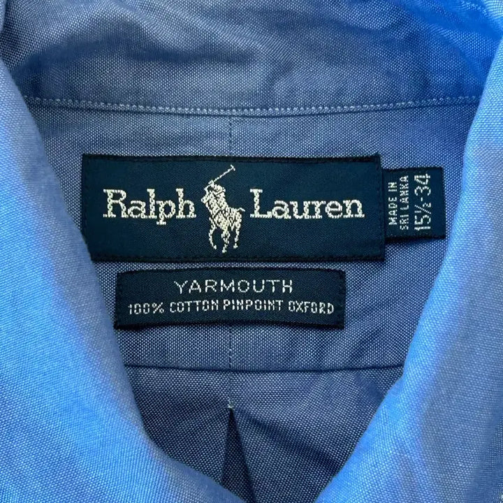 [BUNJANG] Ralph Lauren Blue Long Sleeve Shirt / 랄프로렌셔츠 블루 긴팔