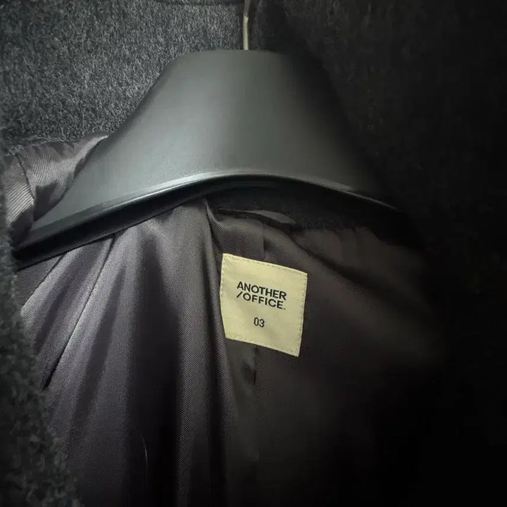 [BUNJANG] Another Office Legacy Balmacaan Coat Charcoal / 어나더오피스 레거시 발마칸 코트