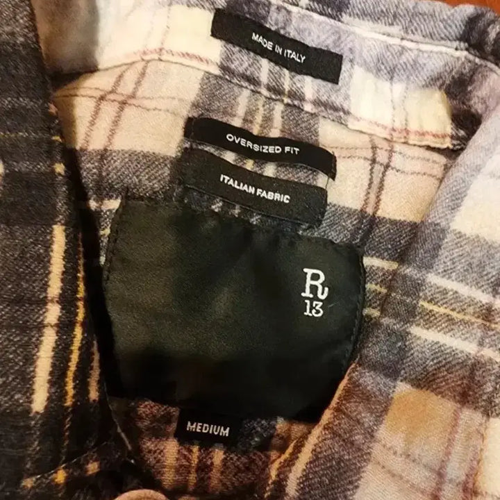 [BUNJANG] R13 Check Shirt / R13 셔츠 판매