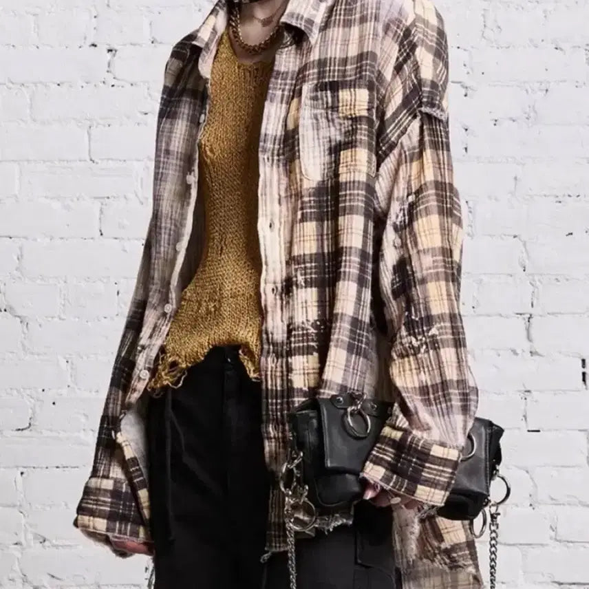 [BUNJANG] R13 Check Shirt / R13 셔츠 판매