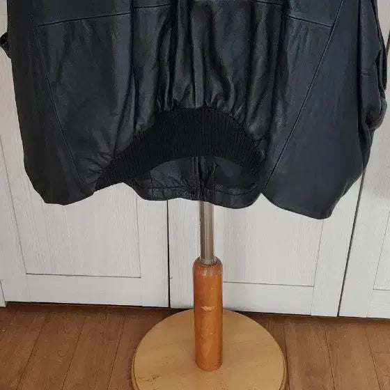 [BUNJANG] Black Leather Jacket / 양가죽 블랙 자켓