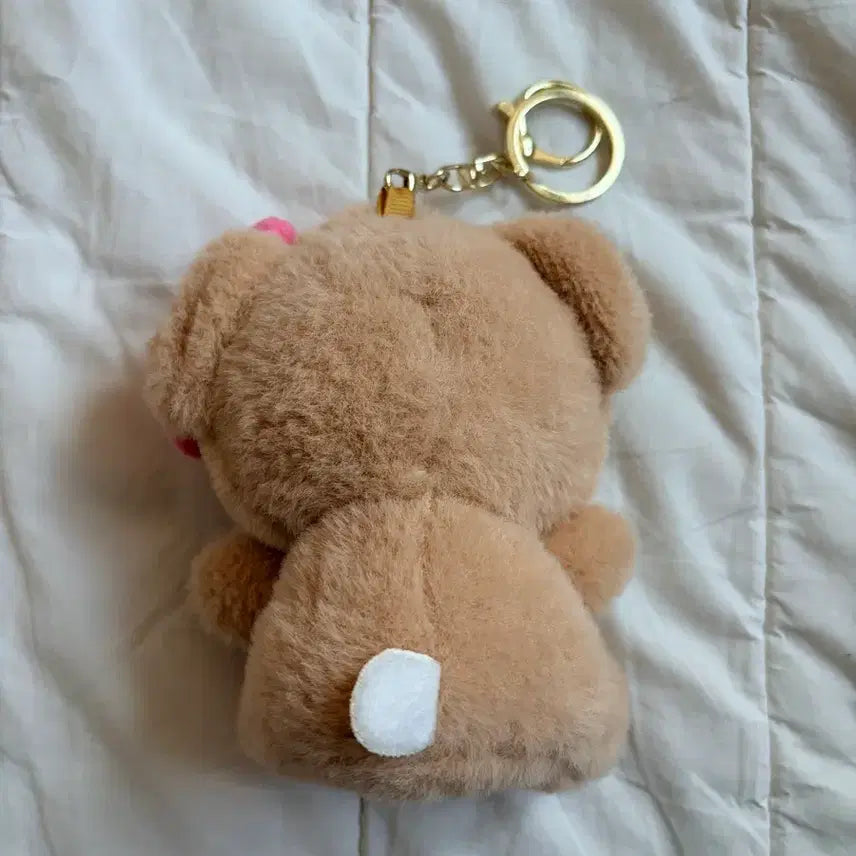 [BUNJANG] Sanrio Hello Kitty Bear Plush Keychain / 산리오 헬로키티 곰돌이 인형 키링