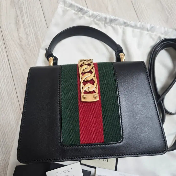 [SOLD OUT] (정품)구찌 실비 미니백 블랙