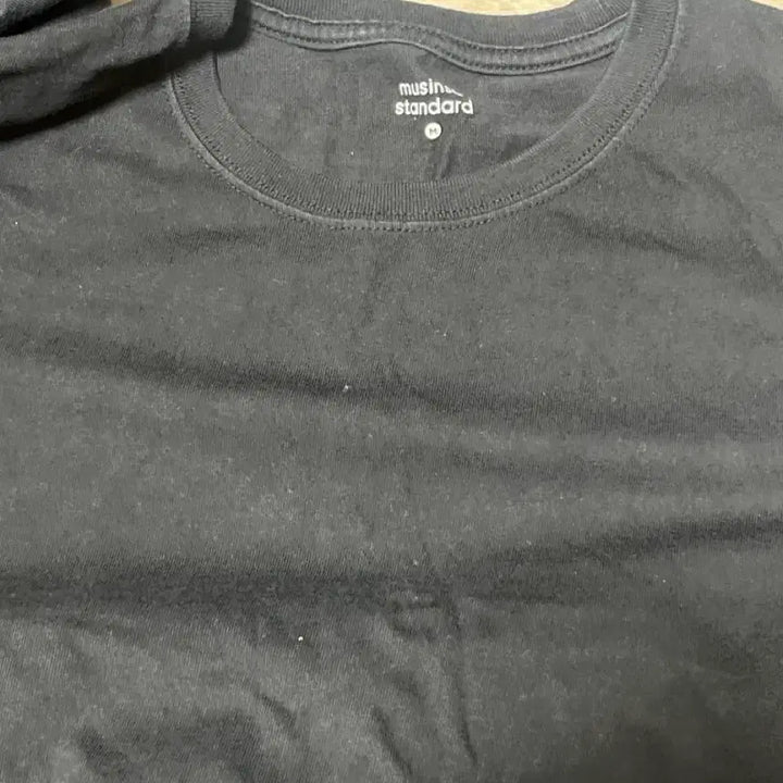 [BUNJANG] Musinsa Standard Black Long Sleeve T-shirt / 무신사 스탠다드 블랙 긴팔 티셔츠
