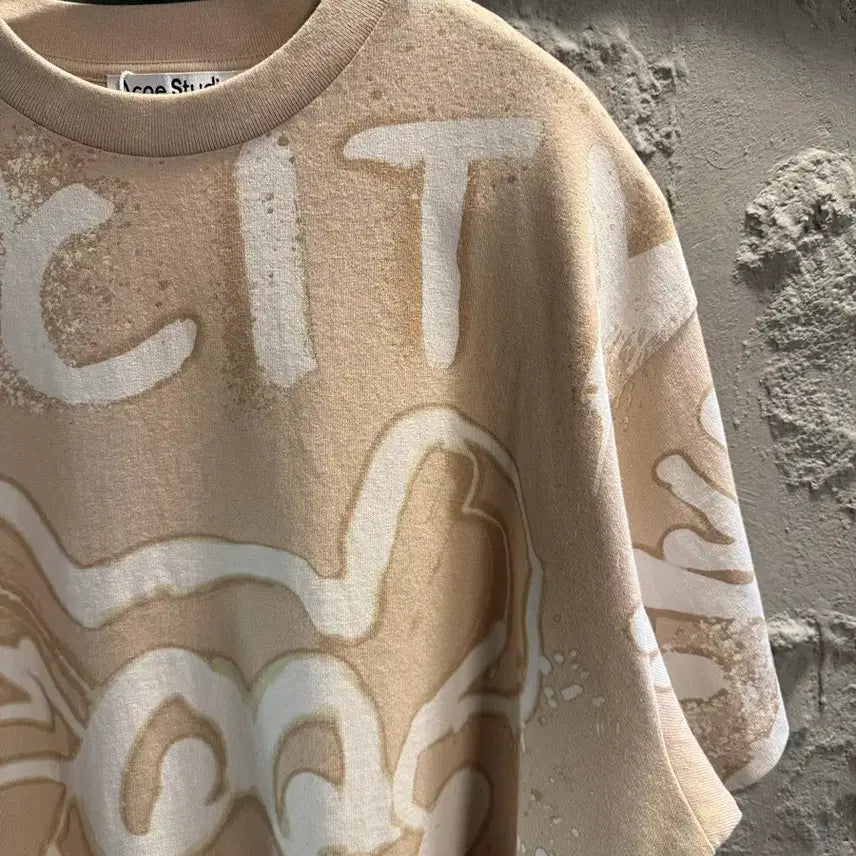 [BUNJANG] Acne Studios Oversized City Face Graphic T-Shirt / 오버핏 아크네 스튜디오 ACNE STUDIOS 시티 페이스 그래픽 티
