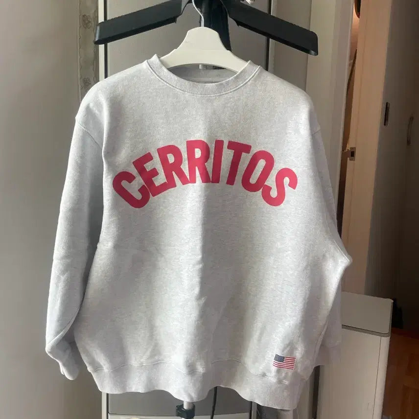 [BUNJANG] Hotel Cerritos Melange Gray Sweatshirt XL / 호텔세리토스 cerritos 멜란지그레이 맨투맨티 XL