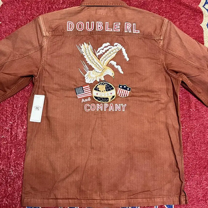 [BUNJANG] RRL Embroidered Herringbone Overshirt / 더블알엘 (RRL) 임브로이더 헤링본 오버셔츠