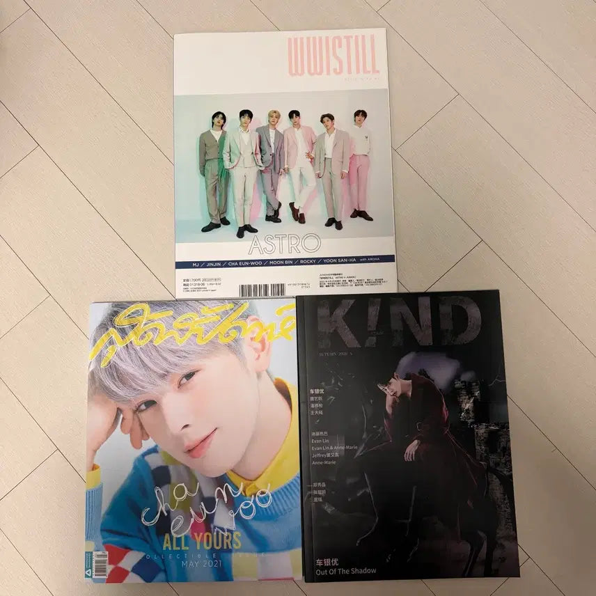 [BUNJANG] Astro Cha Eunwoo Magazine Bundle Set / [일괄]아스트로, 차은우 해외 잡지 양도 (일본/중국/태국)
