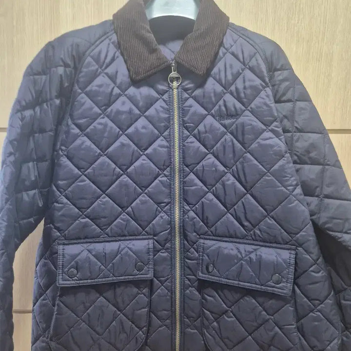 [BUNJANG] Barbour Quilted Jacket - Navy, M / 바버 퀼티드 자켓 m