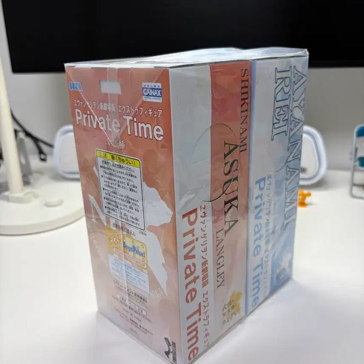 [BUNJANG] Evangelion Rei Asuka Private Time Figure / 에반게리온 프라이빗 타임 레이 교복 아스카 앞치마 피규어