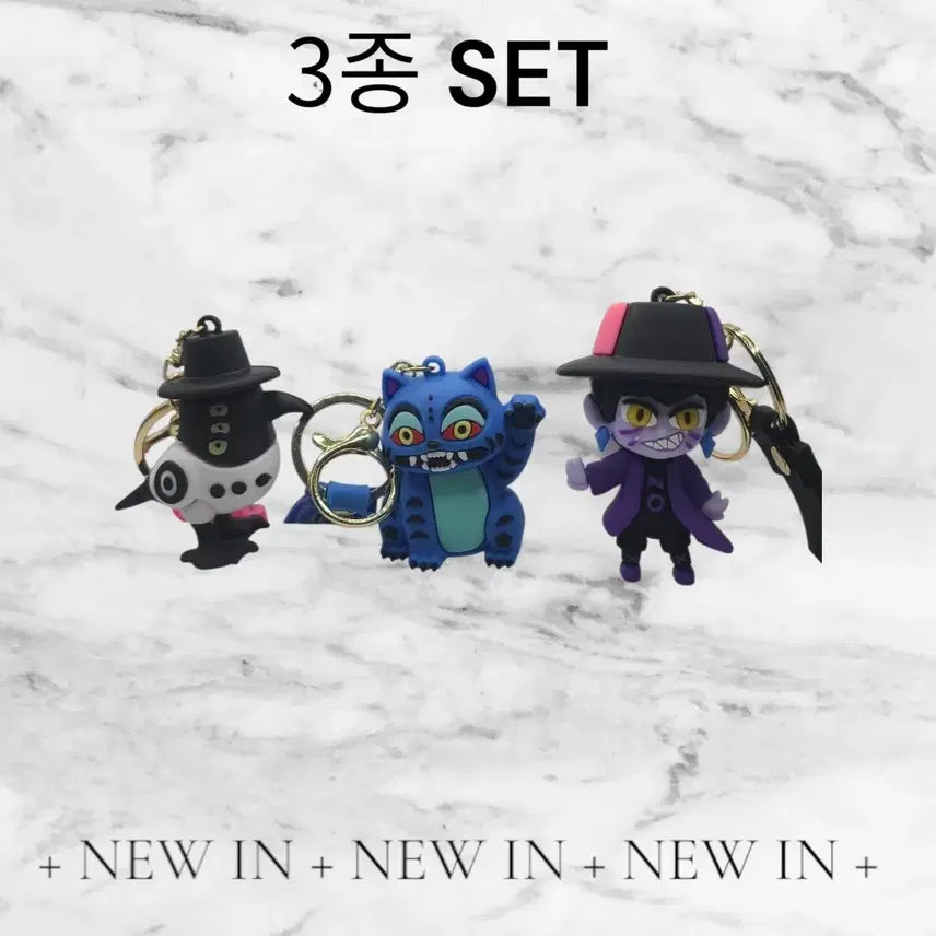 [BUNJANG] K-Pop K-Day Hunter Kkachi Character Keyring Bag Keyholder Doll / 케이팝 케데헌  키링 까치 캐릭터 키링 가방 키홀더 인형 새상품