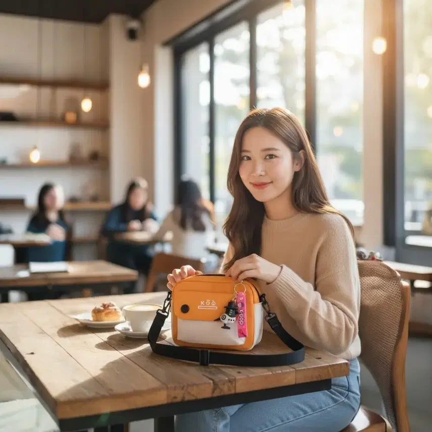 [BUNJANG] K-Pop K-Day Hunter Kkachi Character Keyring Bag Keyholder Doll / 케이팝 케데헌  키링 까치 캐릭터 키링 가방 키홀더 인형 새상품