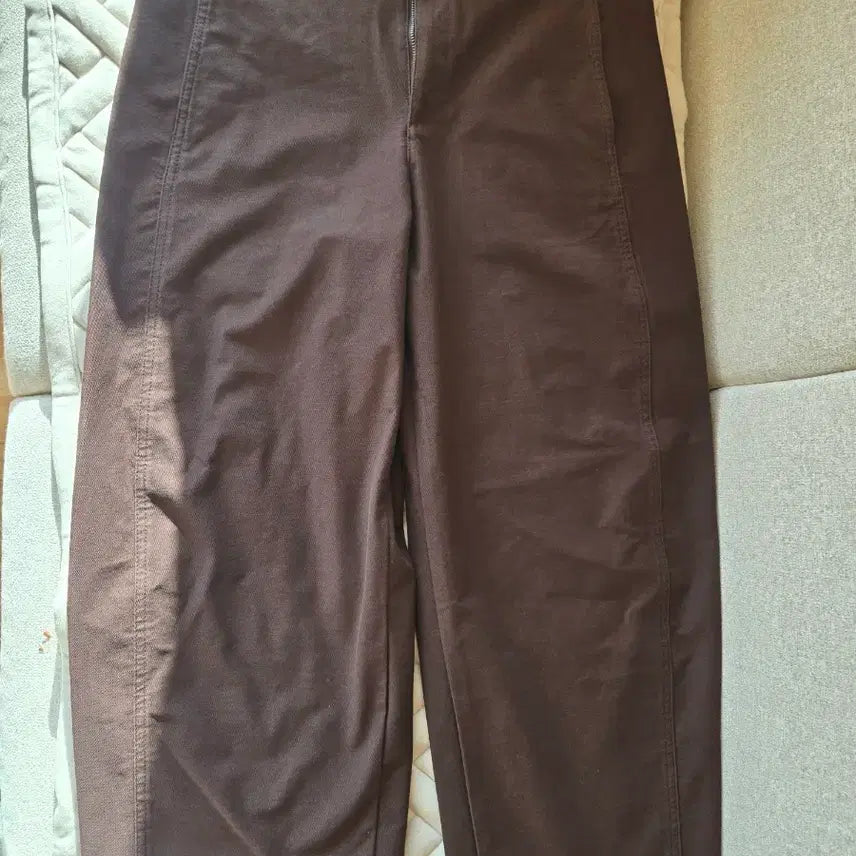 [BUNJANG] Uniqlo Jersey Barrel Leg Pants / (여성/XL/다크브라운/택포)유니클로 져지 배럴 레그 팬츠