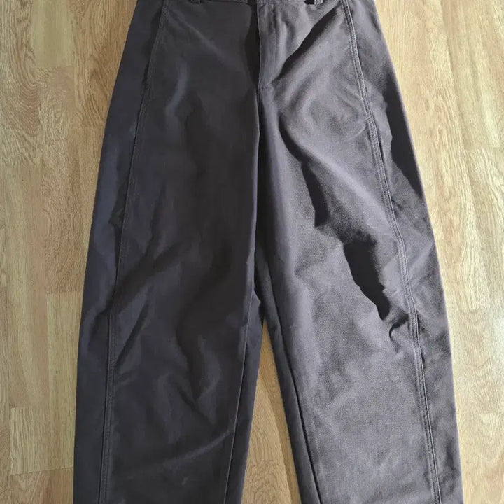 [BUNJANG] Uniqlo Jersey Barrel Leg Pants / (여성/XL/다크브라운/택포)유니클로 져지 배럴 레그 팬츠