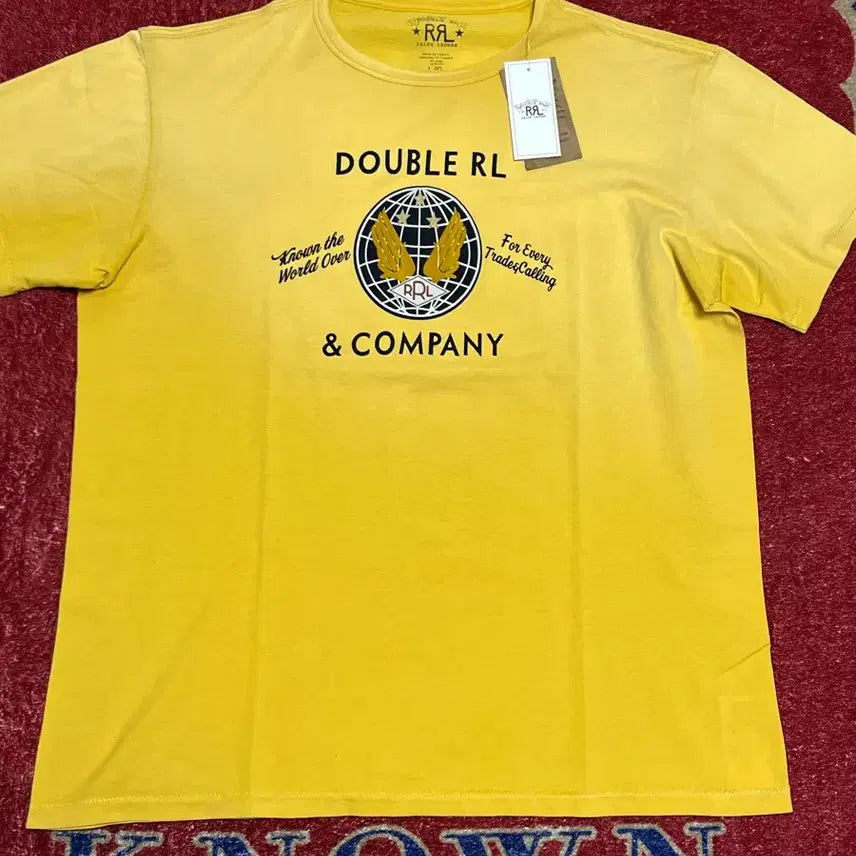 [BUNJANG] RRL Graphic Logo Jersey T-shirt / 더블알엘 (RRL) 그래픽 로고 저지 티셔츠