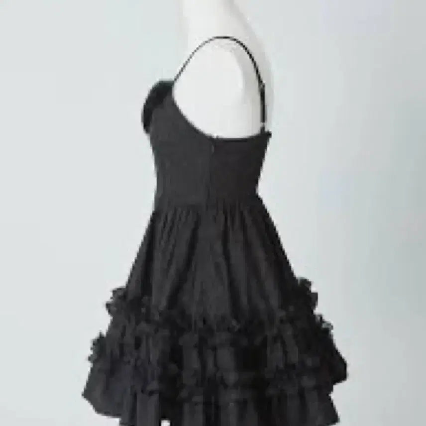 [BUNJANG] Me roir Front Fur Jacquard Dress / Me roir(미로와르)  프런트 퍼 자카드 원피스 파티룩 로리타 지뢰계