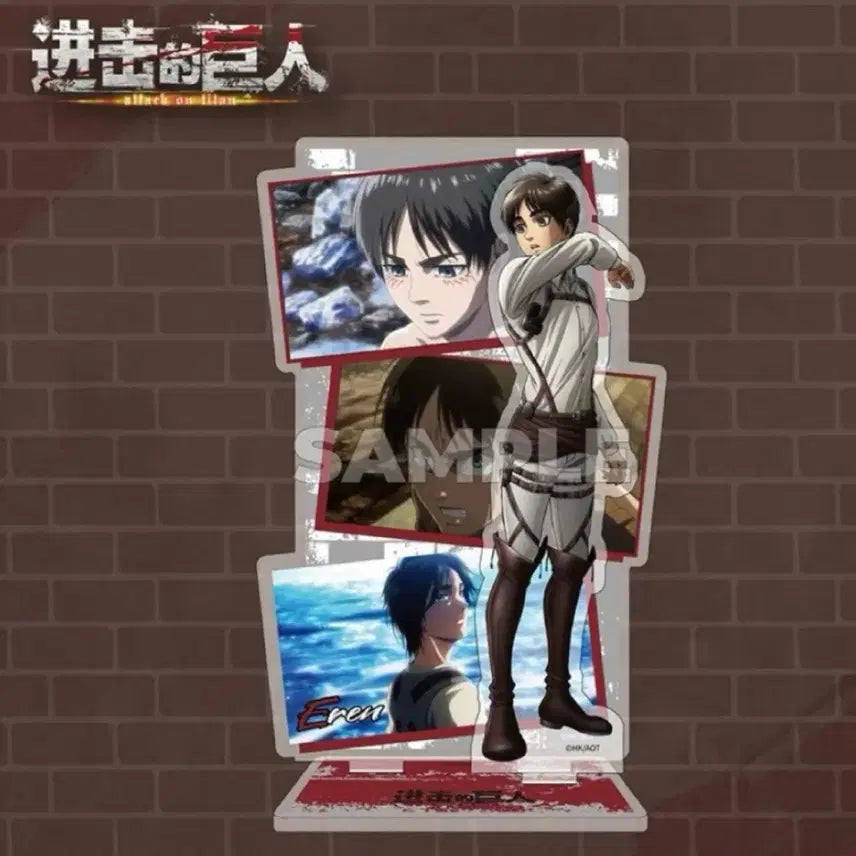[BUNJANG] Attack on Titan Eren Shanghai Limited Acrylic Diorama Figure / 희귀미개봉)진격의 거인 에렌 상하이한정 아크릴 디오라마피규어조사병단리바이