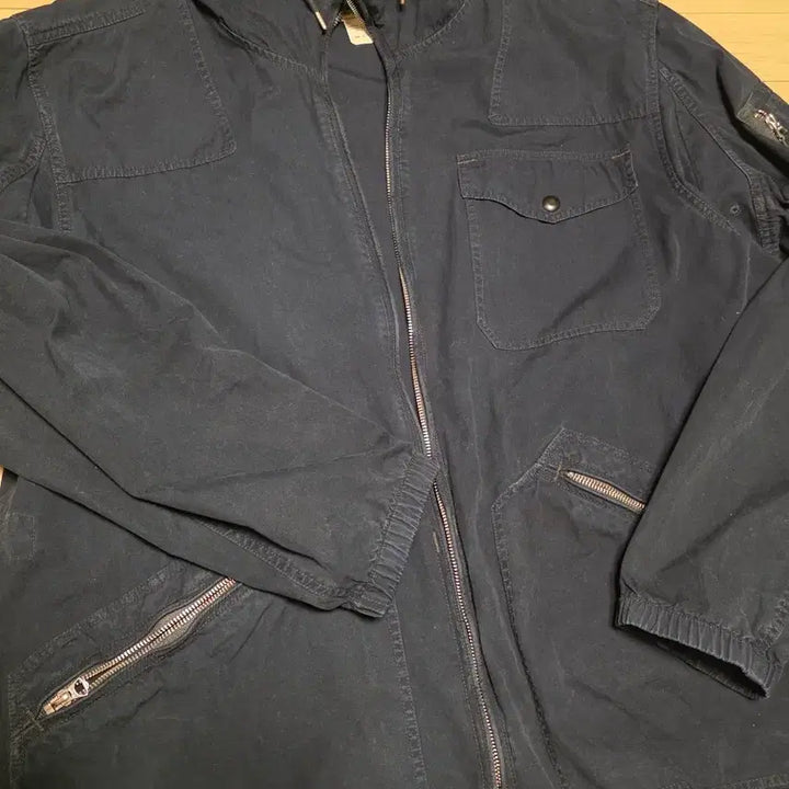 [BUNJANG] RRL Indigo Dyeing Aircraft Jacket XXL / RRL랄프로렌 / 인디고 다잉 에어크레프트 자켓 / XXL