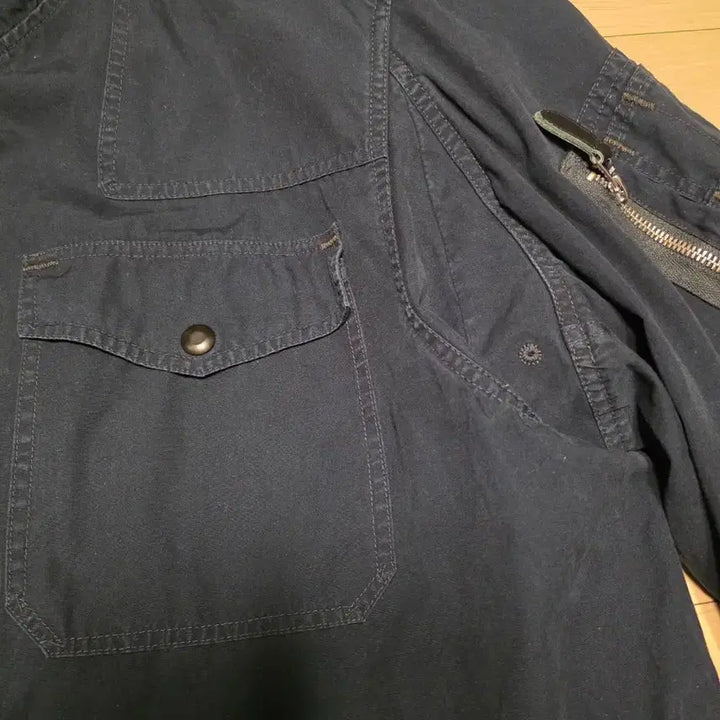 [BUNJANG] RRL Indigo Dyed Aircraft Jacket XXL / RRL랄프로렌 / 인디고 다잉 에어크레프트 자켓 / XXL