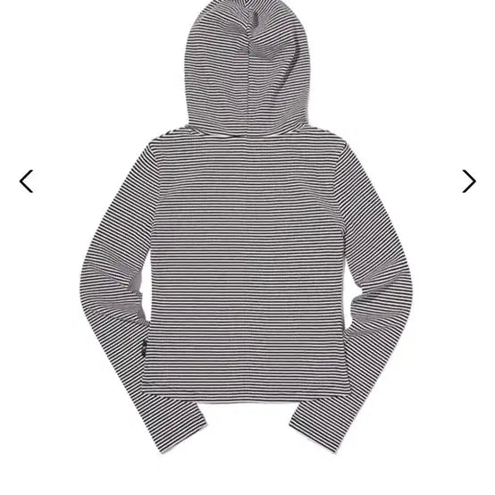 [BUNJANG] Kirsh Stripe Hoodie Long Sleeve T-shirt / 키르시 스트라이프 후드 긴팔티