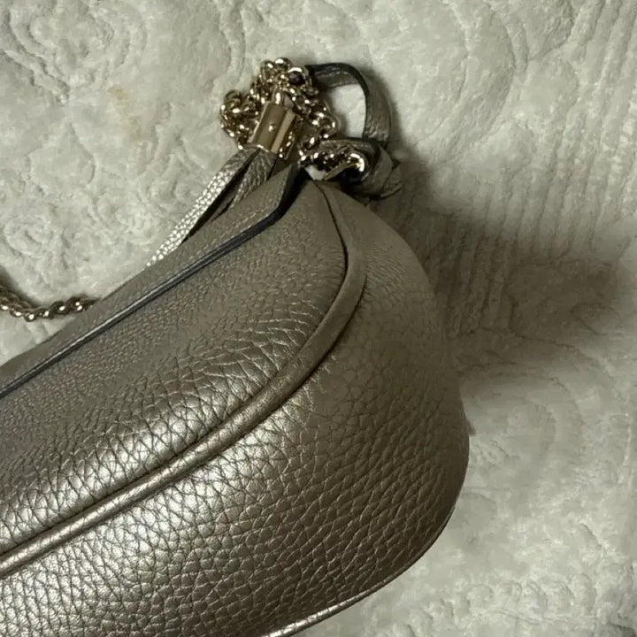 [BUNJANG] Gucci Soho Disco Bag Silver Chain Crossbody / 구찌 소호 디스코백 실버 체인 태슬