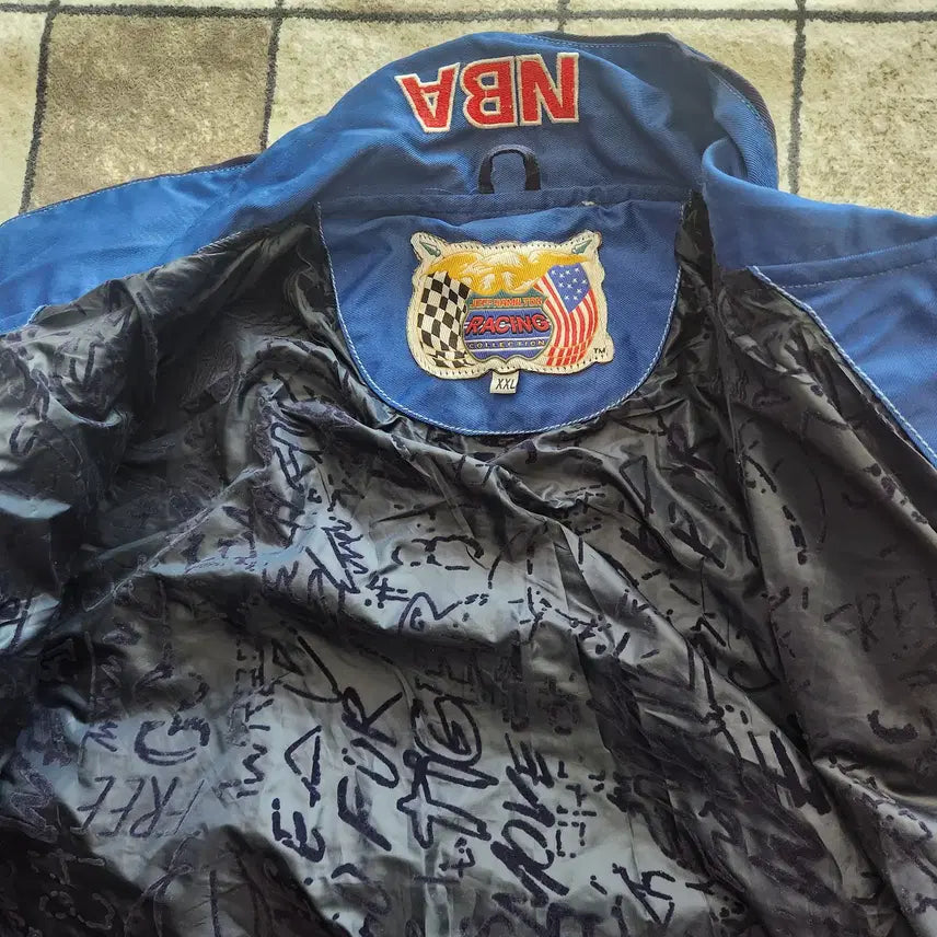 [BUNJANG] Jeff Hamilton NBA All Team Patch Logo Jacket XXL / 제프헤밀턴 NBA 올팀 패치 로고 자켓 사이즈 XXL