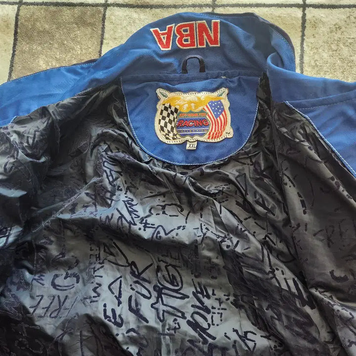 [BUNJANG] Jeff Hamilton NBA All Team Patch Logo Jacket XXL / 제프헤밀턴 NBA 올팀 패치 로고 자켓 사이즈 XXL