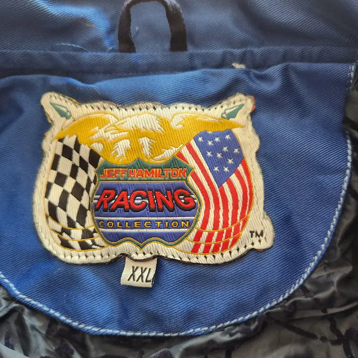 [BUNJANG] Jeff Hamilton NBA All Team Patch Logo Jacket XXL / 제프헤밀턴 NBA 올팀 패치 로고 자켓 사이즈 XXL