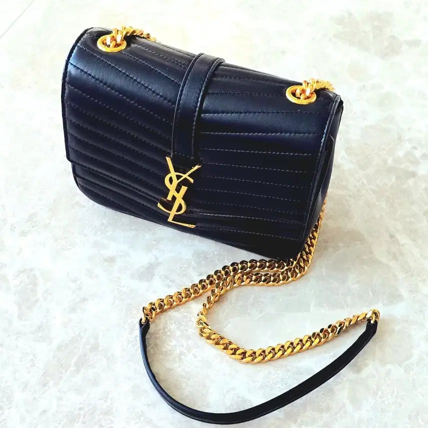 [BUNJANG] Saint Laurent Sylvie Chain Bag (Full Package) / 생로랑 쉴피스 체인백 (풀박스 새상품)