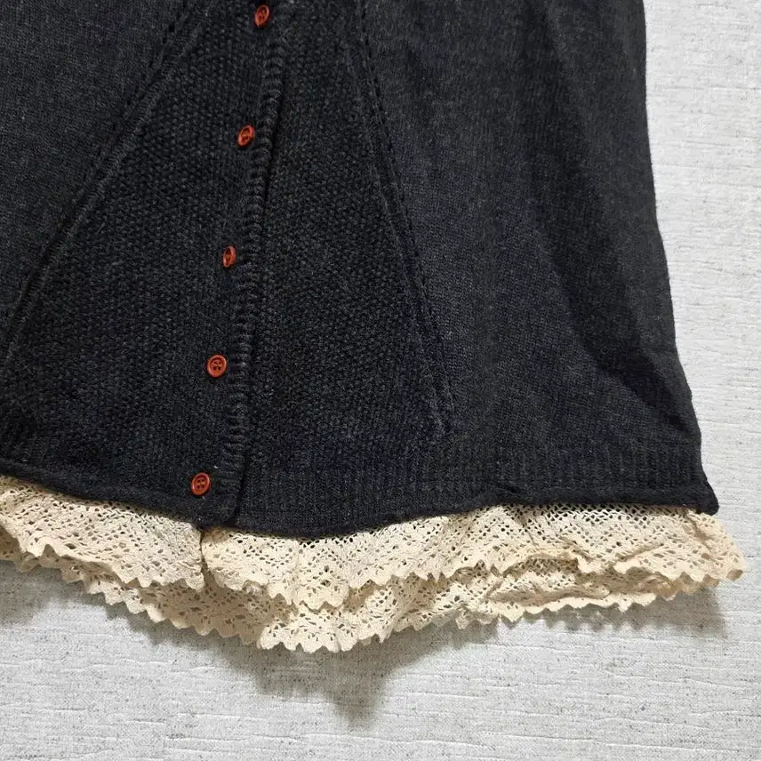 [BUNJANG] Black Knit Vest / 니트 조끼 블랙