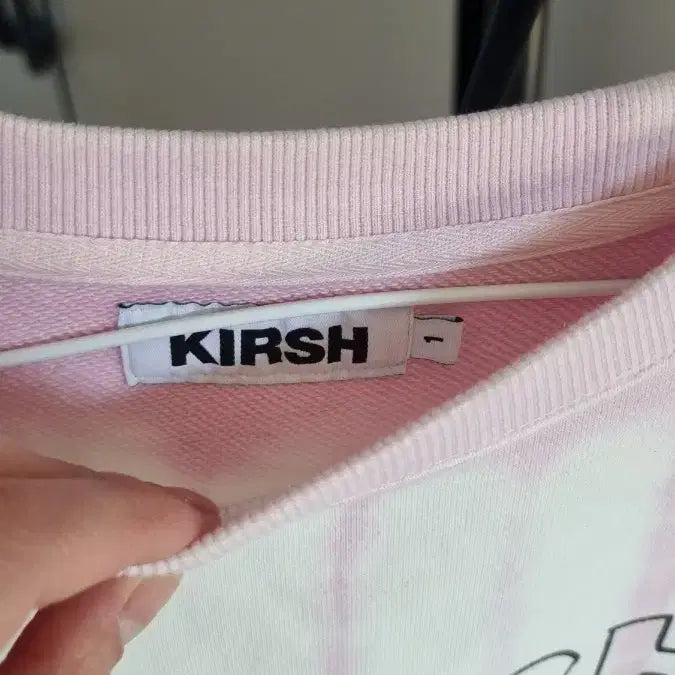 [BUNJANG] Kirsh Pink Terry Cloth Sweatshirt / 키르시 1사이즈 핑크 쭈리맨투맨