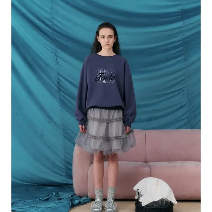 [SOLD OUT] 포에토 TUFLAIR FLARE SKIRT - ASH GREY