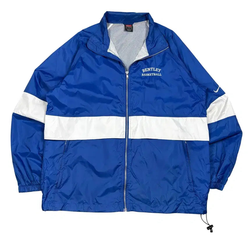 [BUNJANG] Nike 90s College Logo Windbreaker Blue / 나이키90s 블루컬러 칼리지로고 바람막이