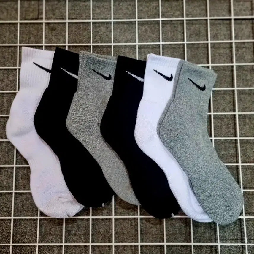 [BUNJANG] Nike Cushion Mid-Crew Socks (Men/Women) / 나이키 쿠션 중목양말 (남성.여성)