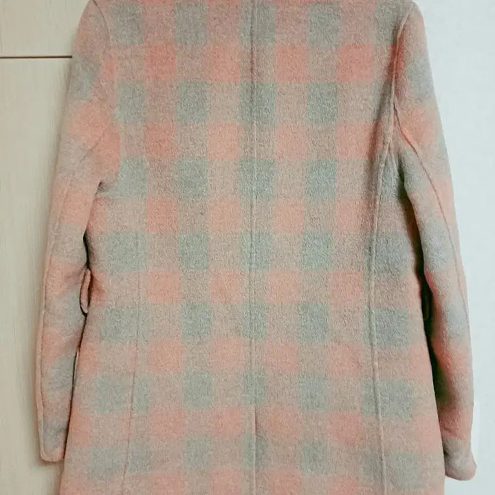 [BUNJANG] VISIT Pink Check Blazer Jacket / VISIT 핑크 체크 자켓