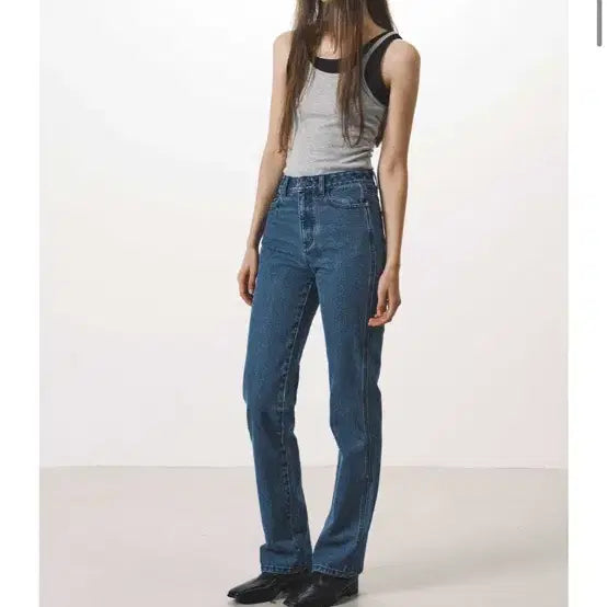 [BUNJANG] Eumkim Straight Denim Pants / 으음키임 스트레이트 데님팬츠