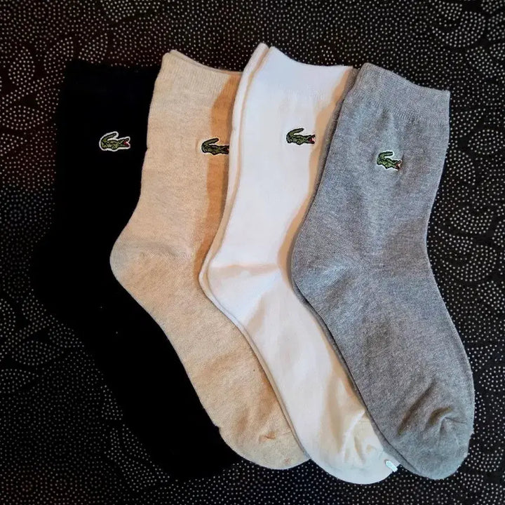 [BUNJANG] Plain Mid-Crew Socks (10 Pairs) / 여성용 무지 중목 양말 10켤레