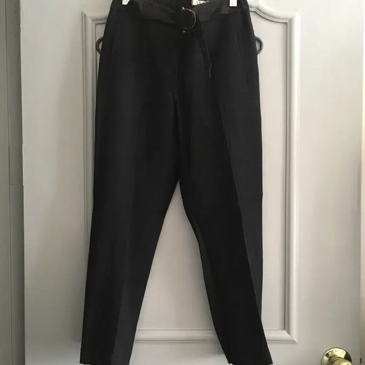 [BUNJANG] SJSJ Belted Black Pants / SJSJ 벨트 팬츠 호칭61-90